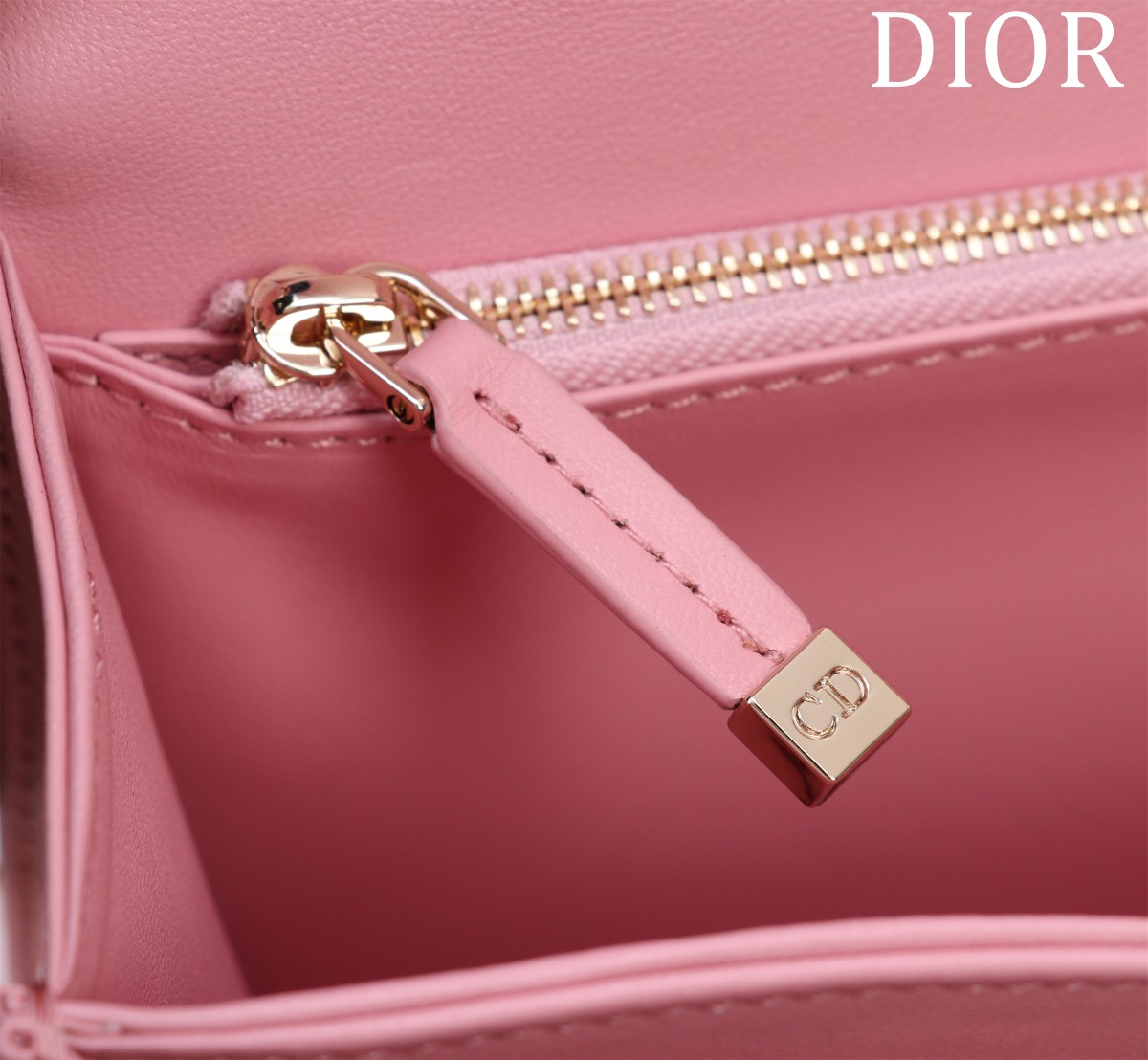 My Dior Top Handle Bag Pink Cannage Lambskin